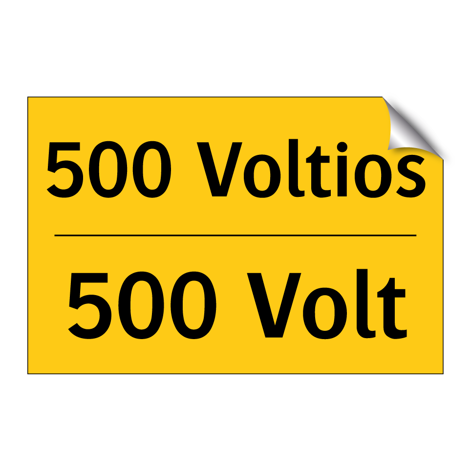500 Voltios - 500 Volt