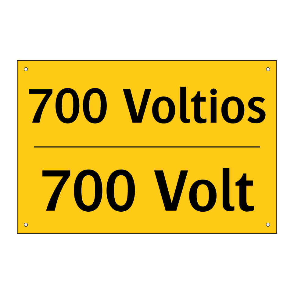 700 Voltios - 700 Volt