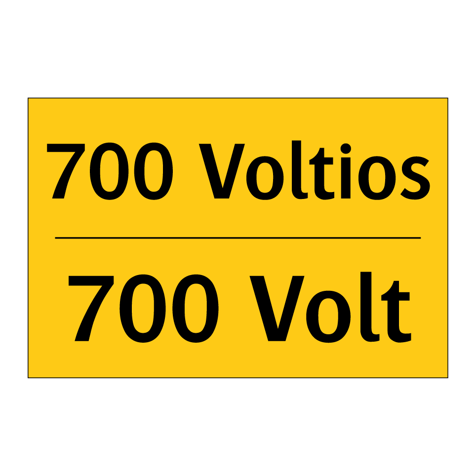 700 Voltios - 700 Volt