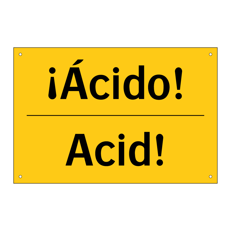 ¡Ácido! - Acid!