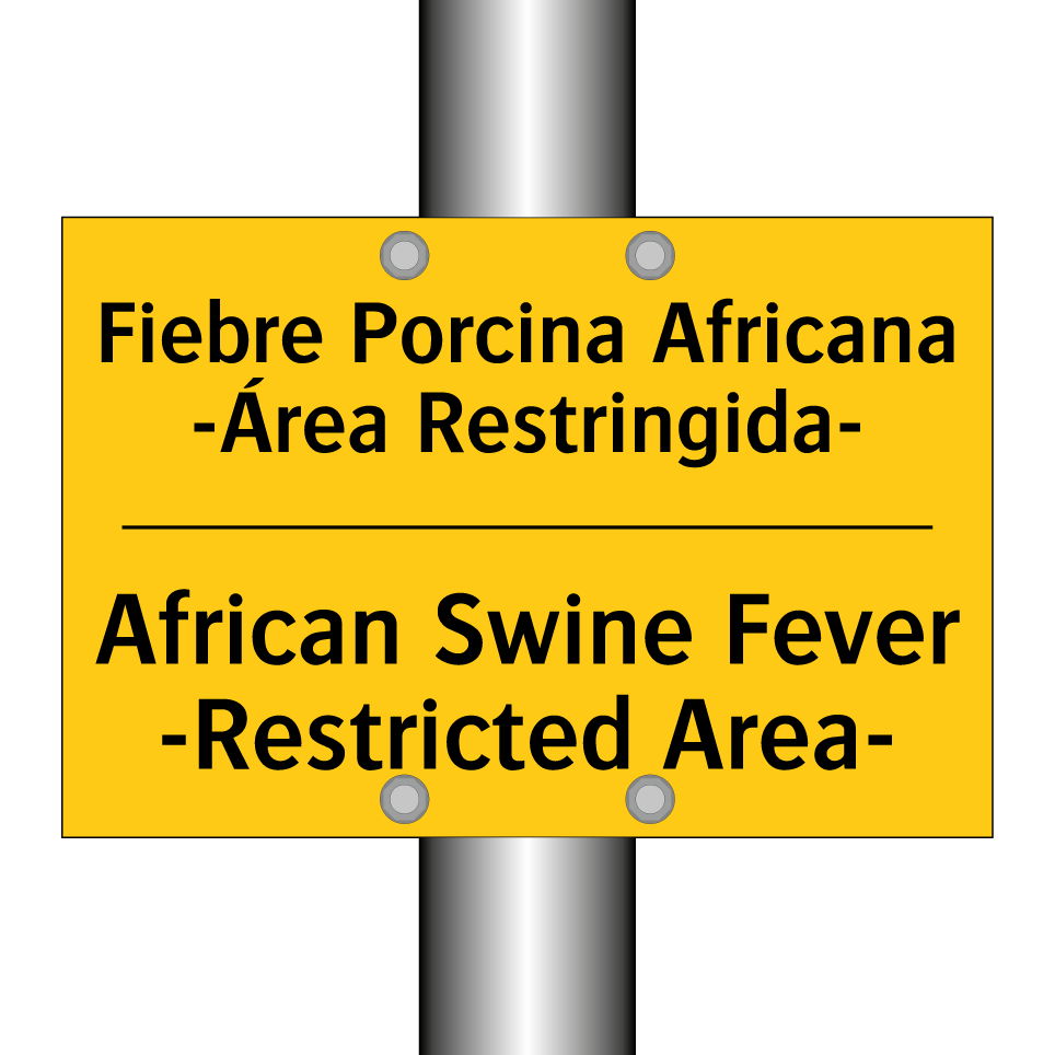 Fiebre Porcina Africana -Área Restringida- - African Swine Fever -Restricted Area-