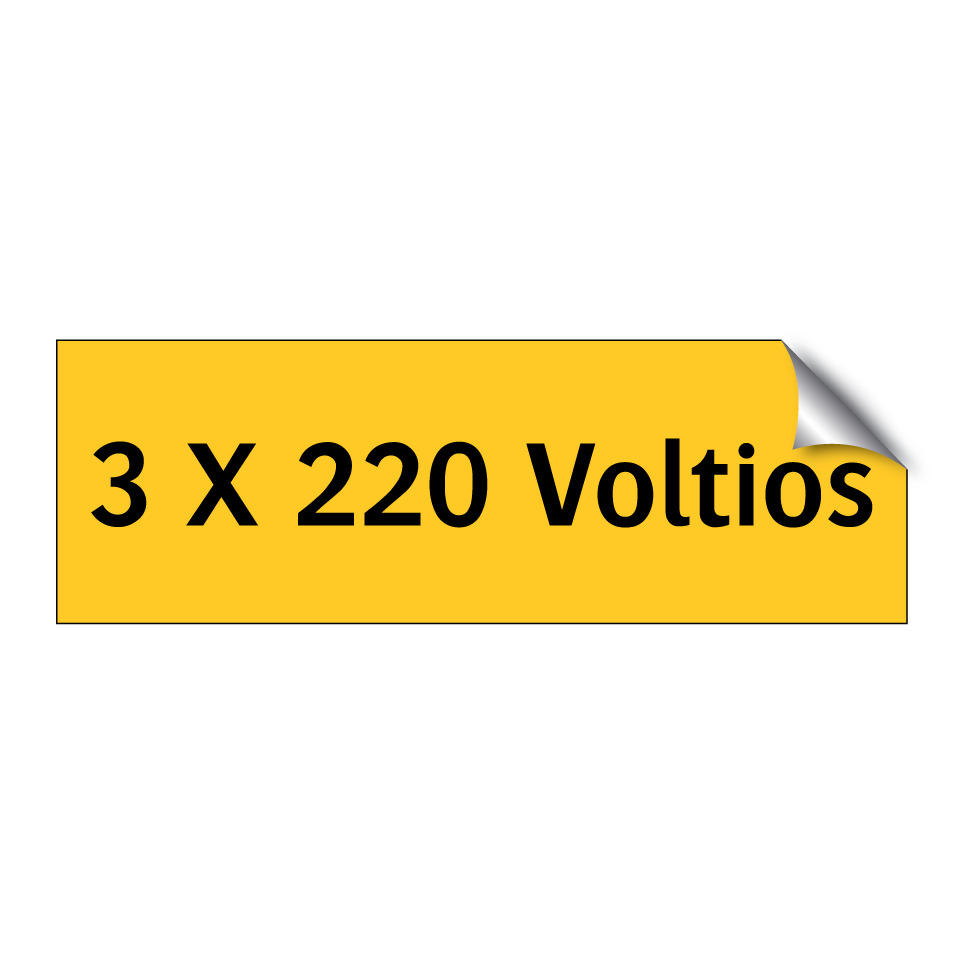3 X 220 Voltios
