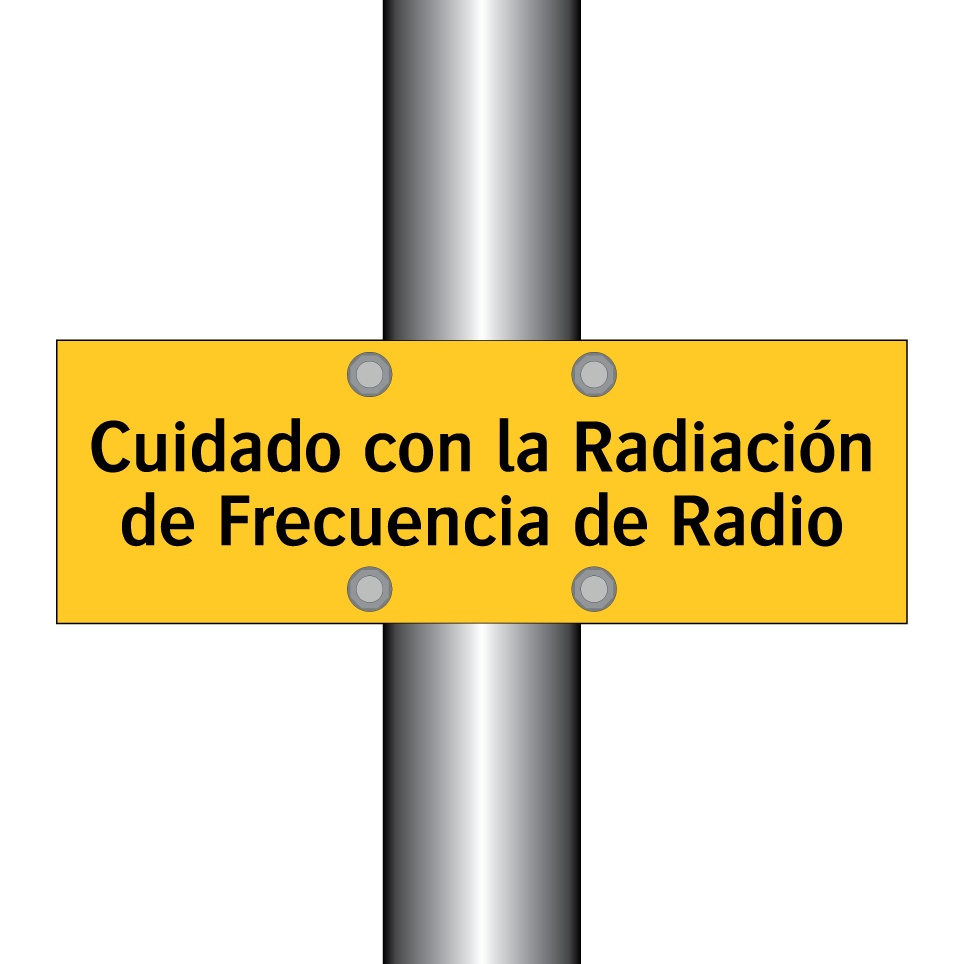 Cuidado con la Radiación de Frecuencia de Radio