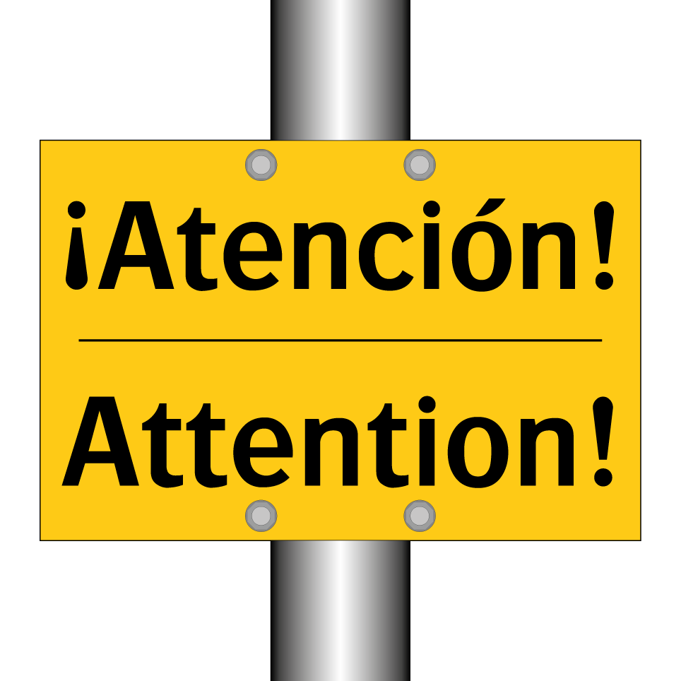 ¡Atención! - Attention!