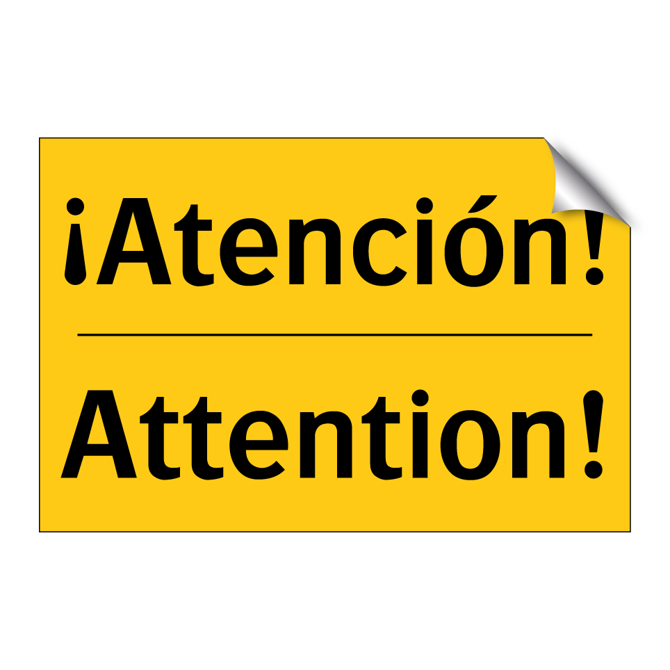 ¡Atención! - Attention!