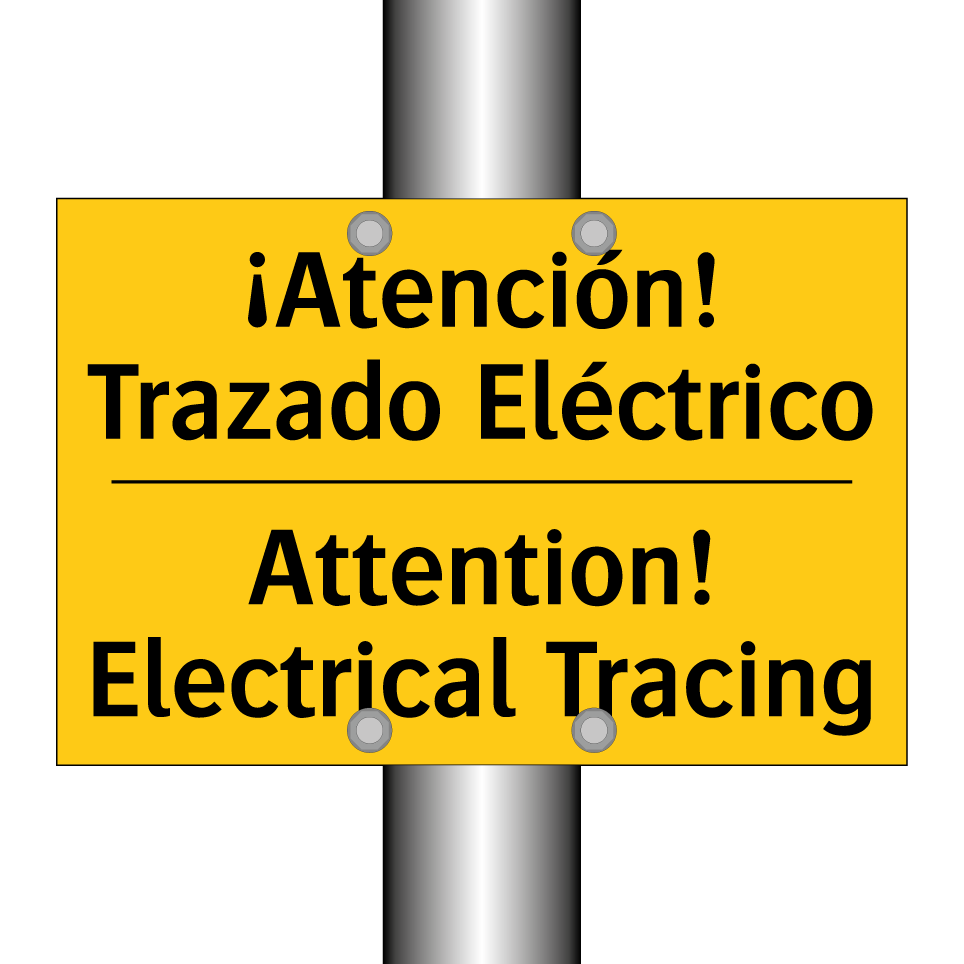 ¡Atención! Trazado Eléctrico - Attention! Electrical Tracing