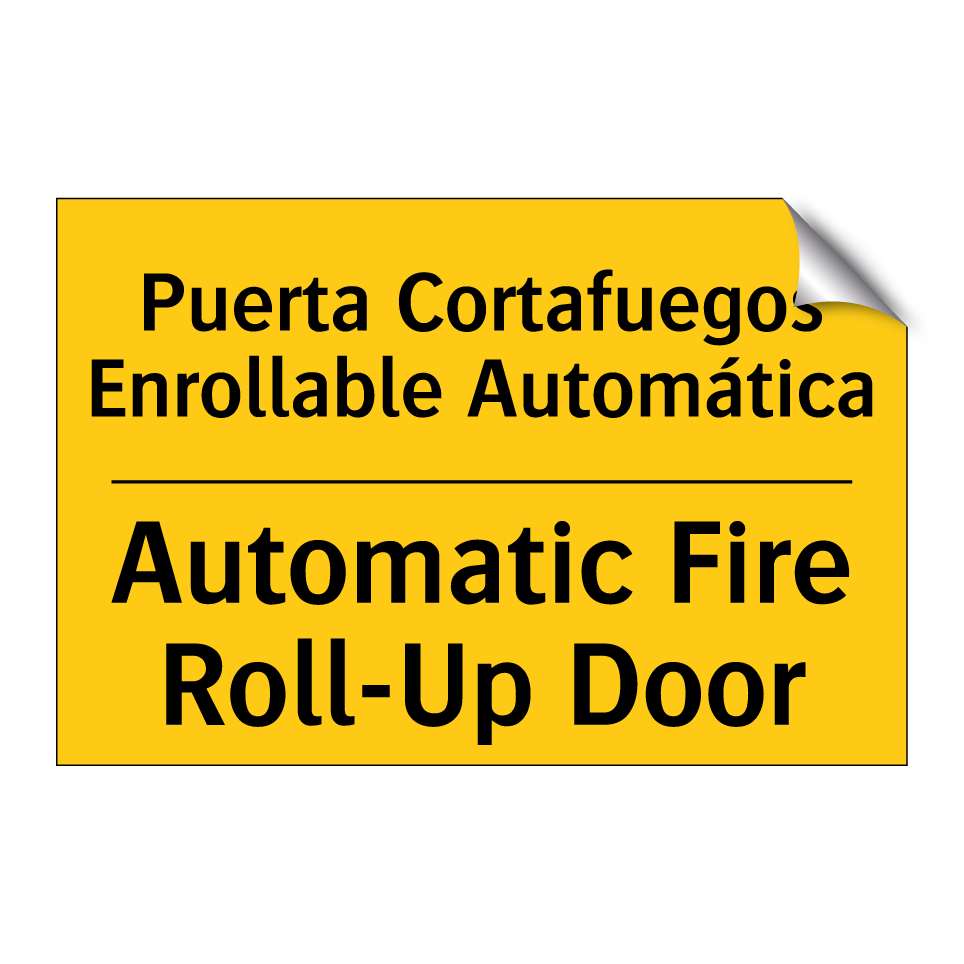 Puerta Cortafuegos Enrollable Automática - Automatic Fire Roll-Up Door