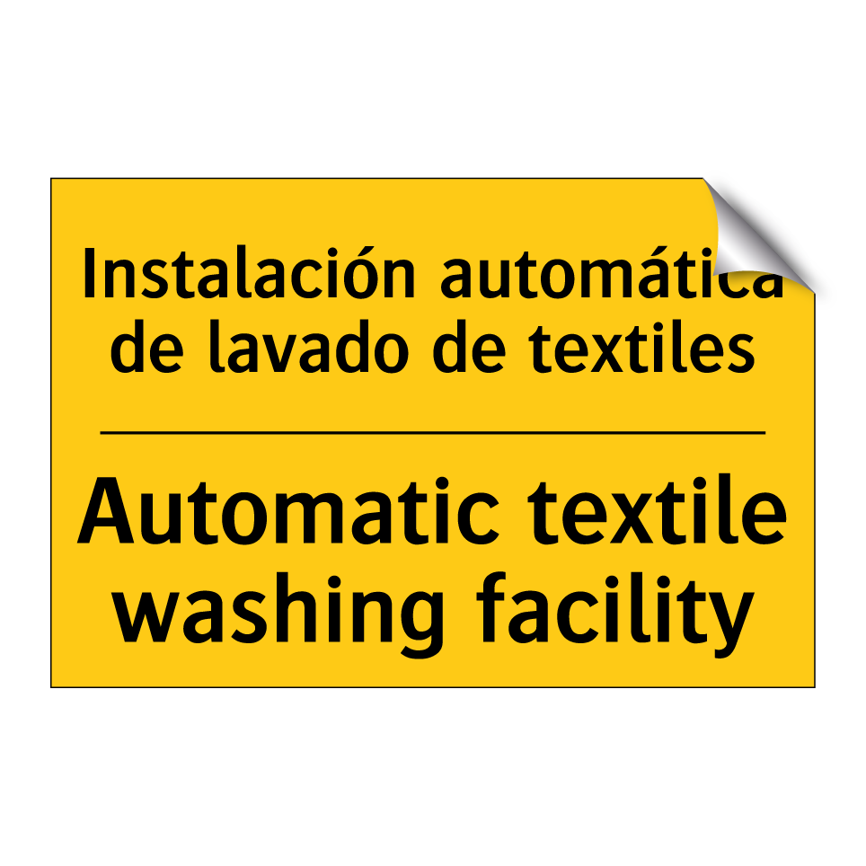 Instalación automática de lavado de textiles - Automatic textile washing facility