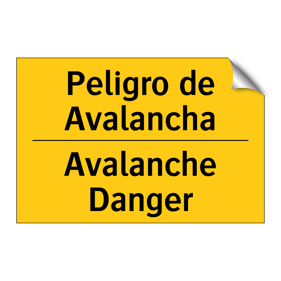 Peligro de Avalancha - Avalanche Danger
