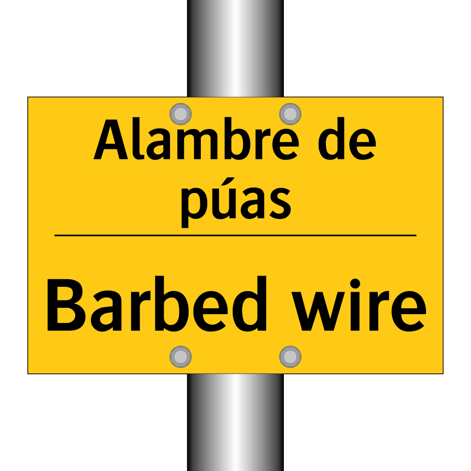 Alambre de púas - Barbed wire