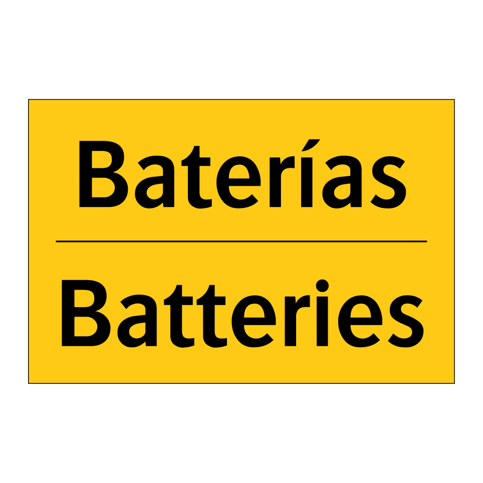 Baterías - Batteries