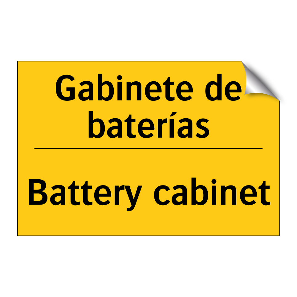 Gabinete de baterías - Battery cabinet