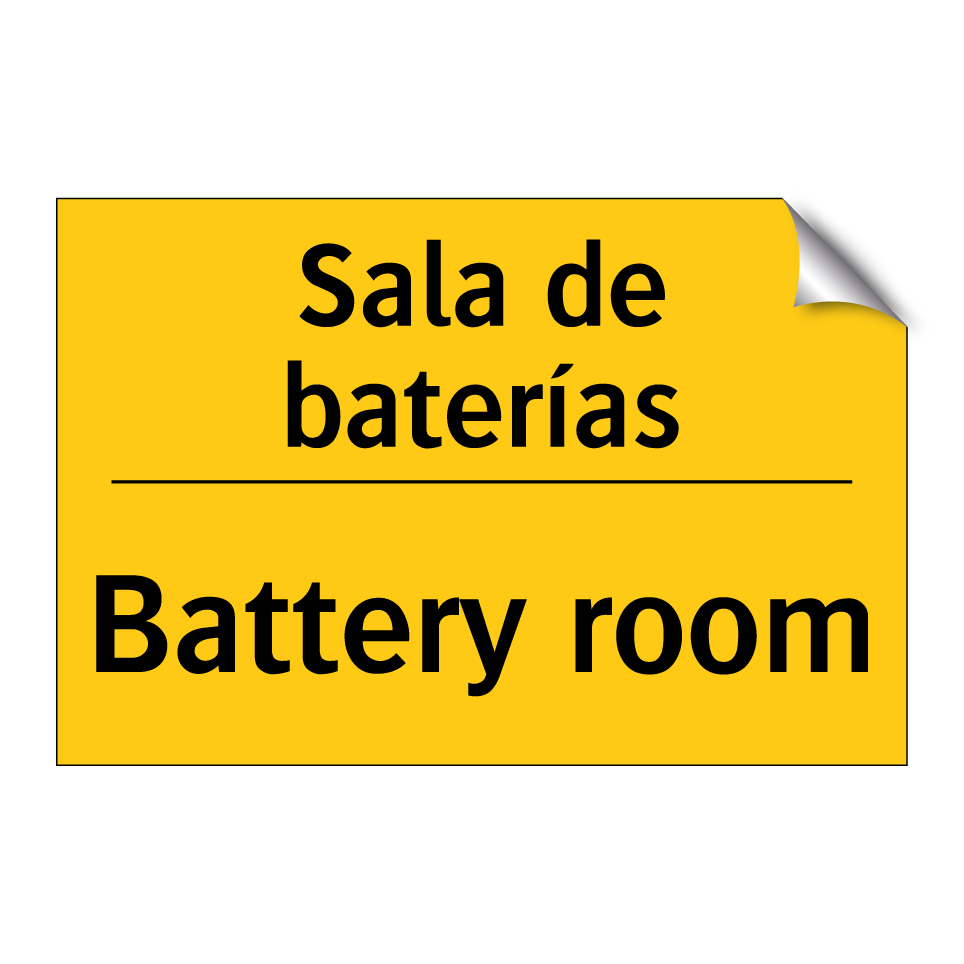 Sala de baterías - Battery room