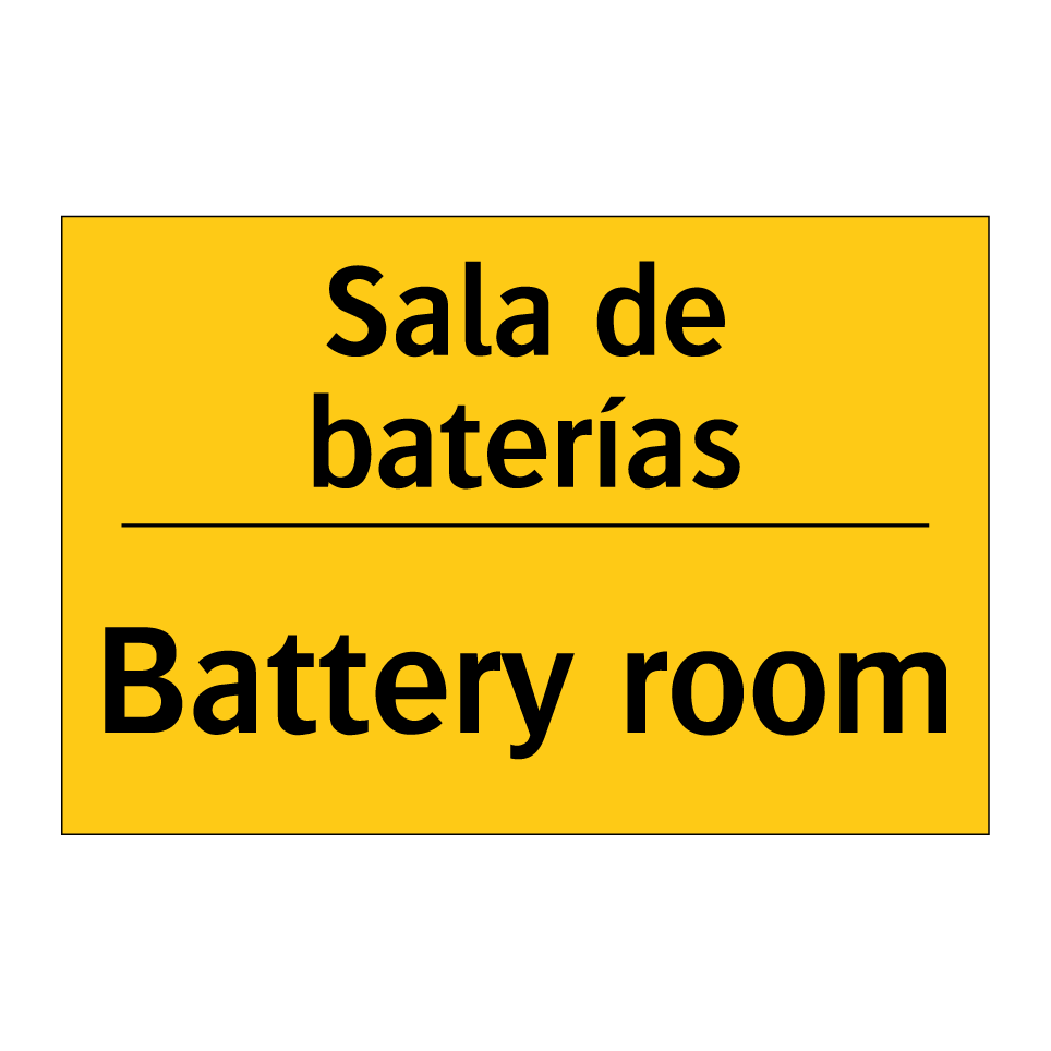Sala de baterías - Battery room