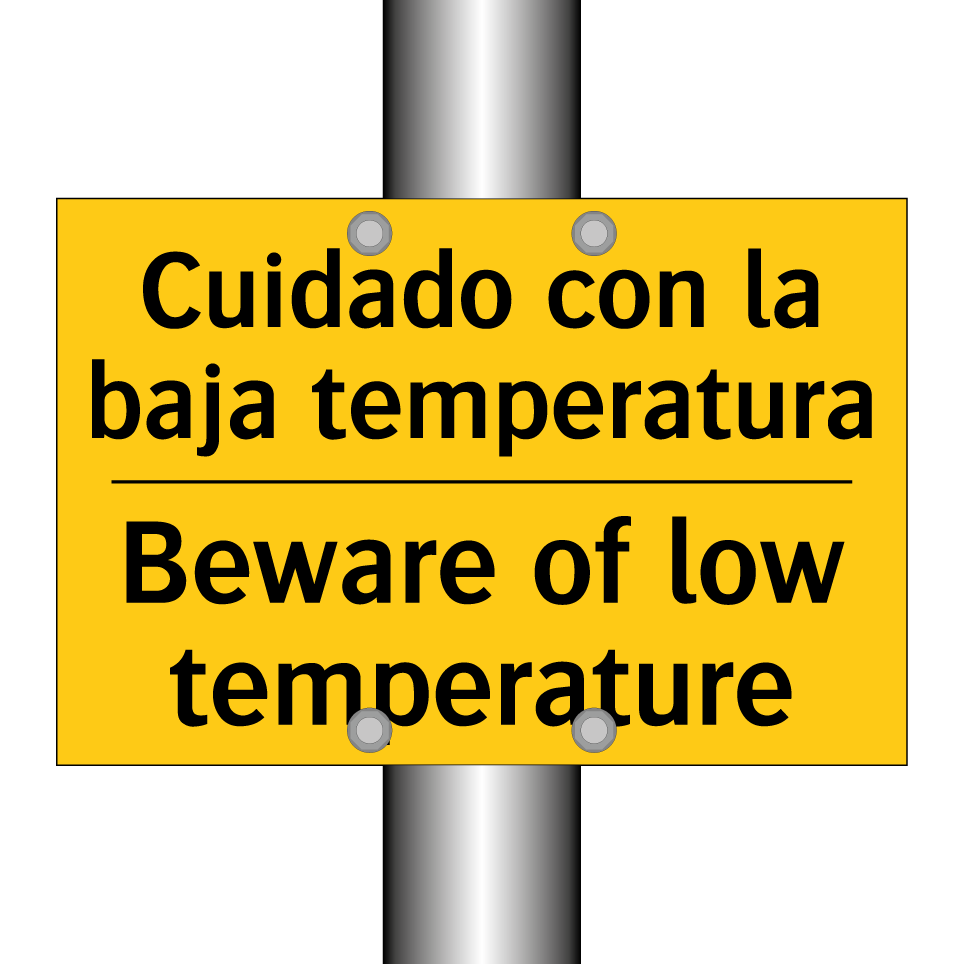 Cuidado con la baja temperatura - Beware of low temperature