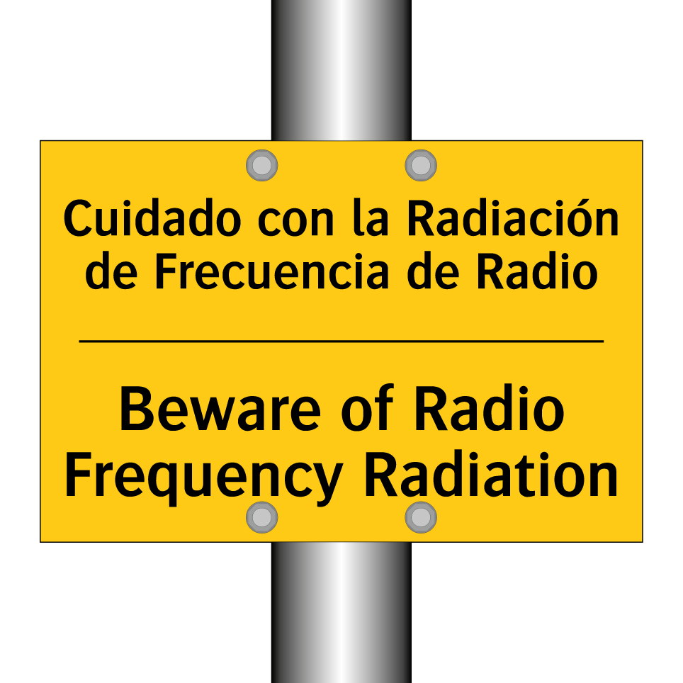 Cuidado con la Radiación de Frecuencia de Radio - Beware of Radio Frequency Radiation