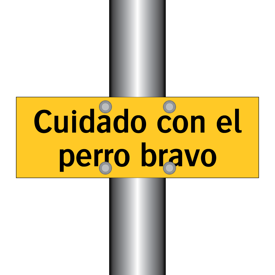 Cuidado con el perro bravo