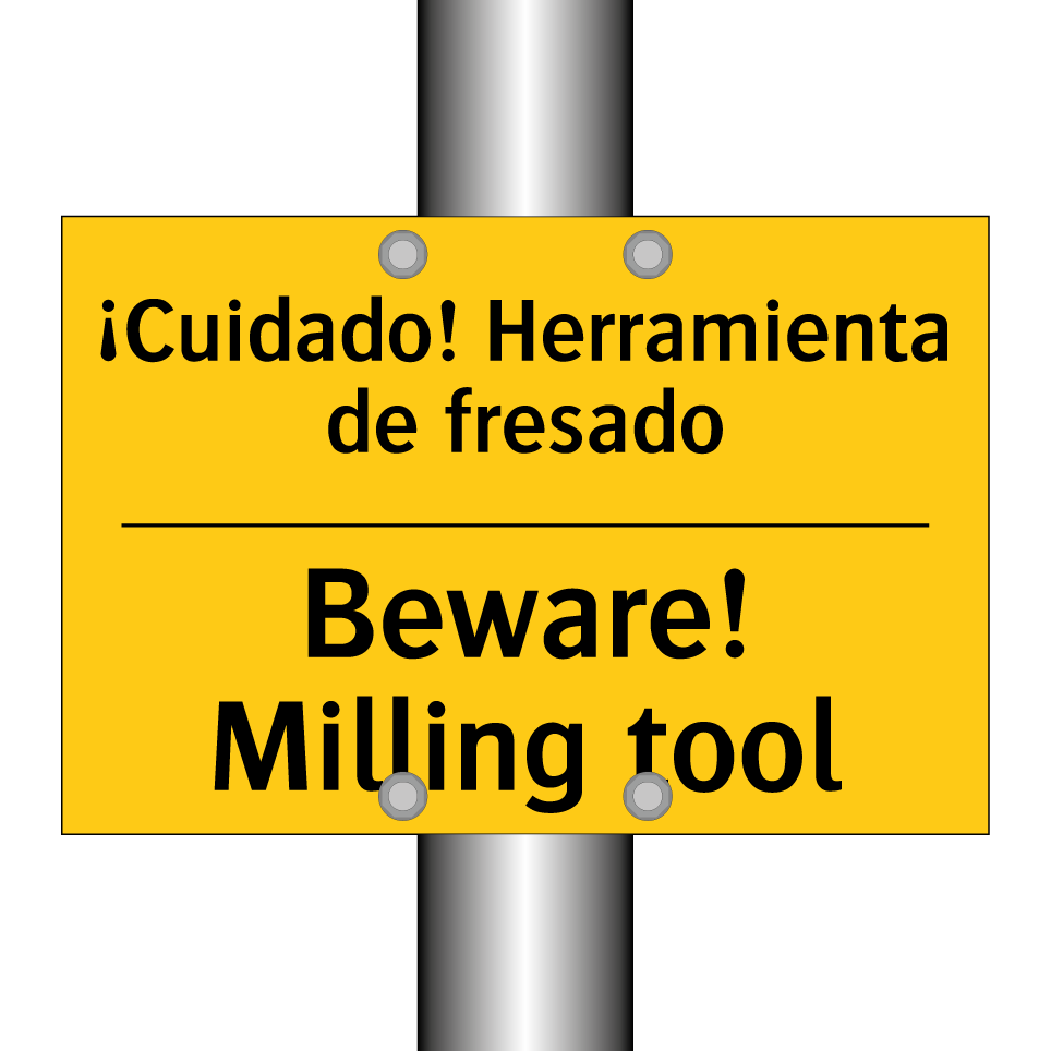 ¡Cuidado! Herramienta de fresado - Beware! Milling tool