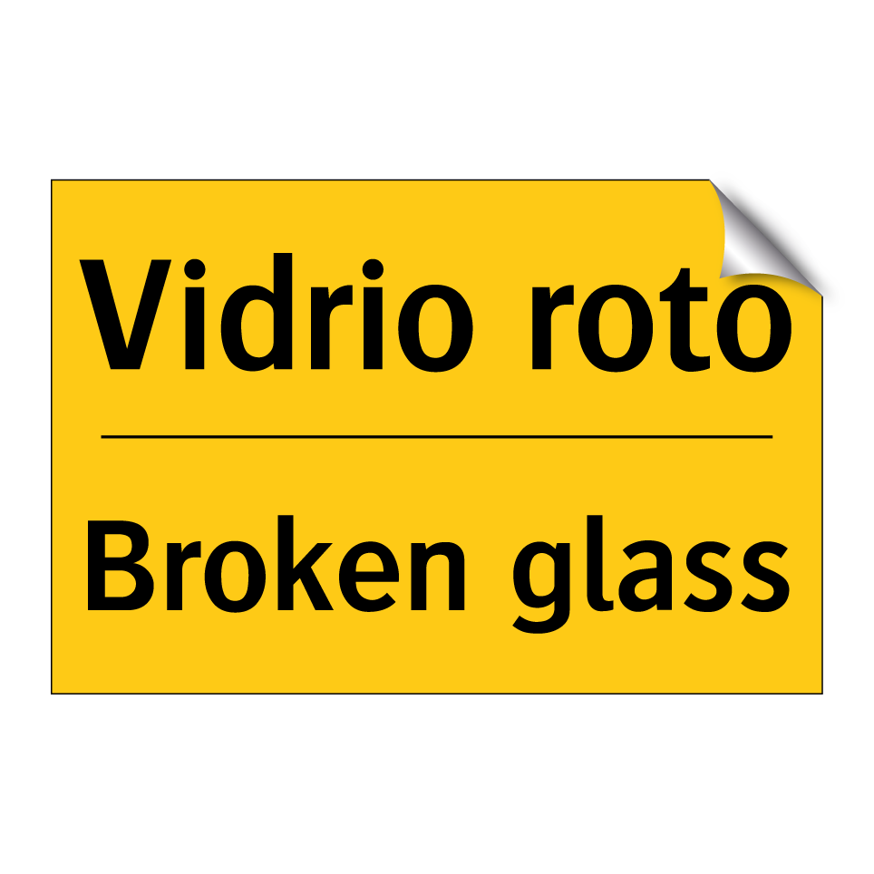Vidrio roto - Broken glass