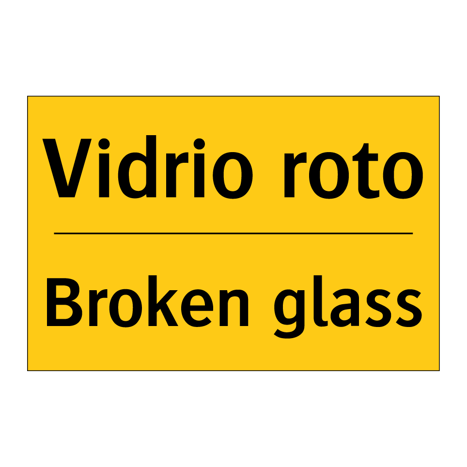 Vidrio roto - Broken glass