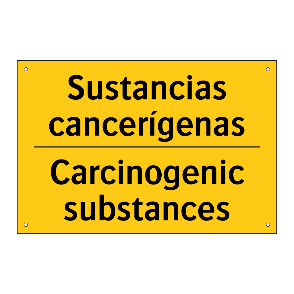Sustancias cancerígenas - Carcinogenic substances