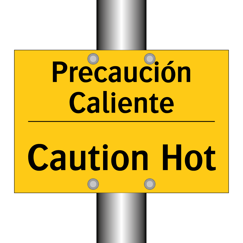 Precaución Caliente - Caution Hot