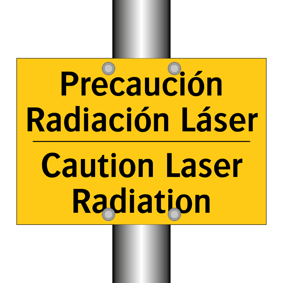 Precaución Radiación Láser - Caution Laser Radiation