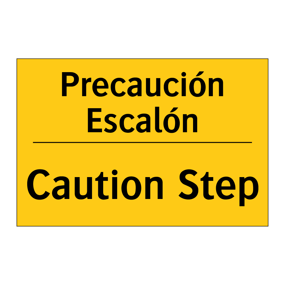 Precaución Escalón - Caution Step