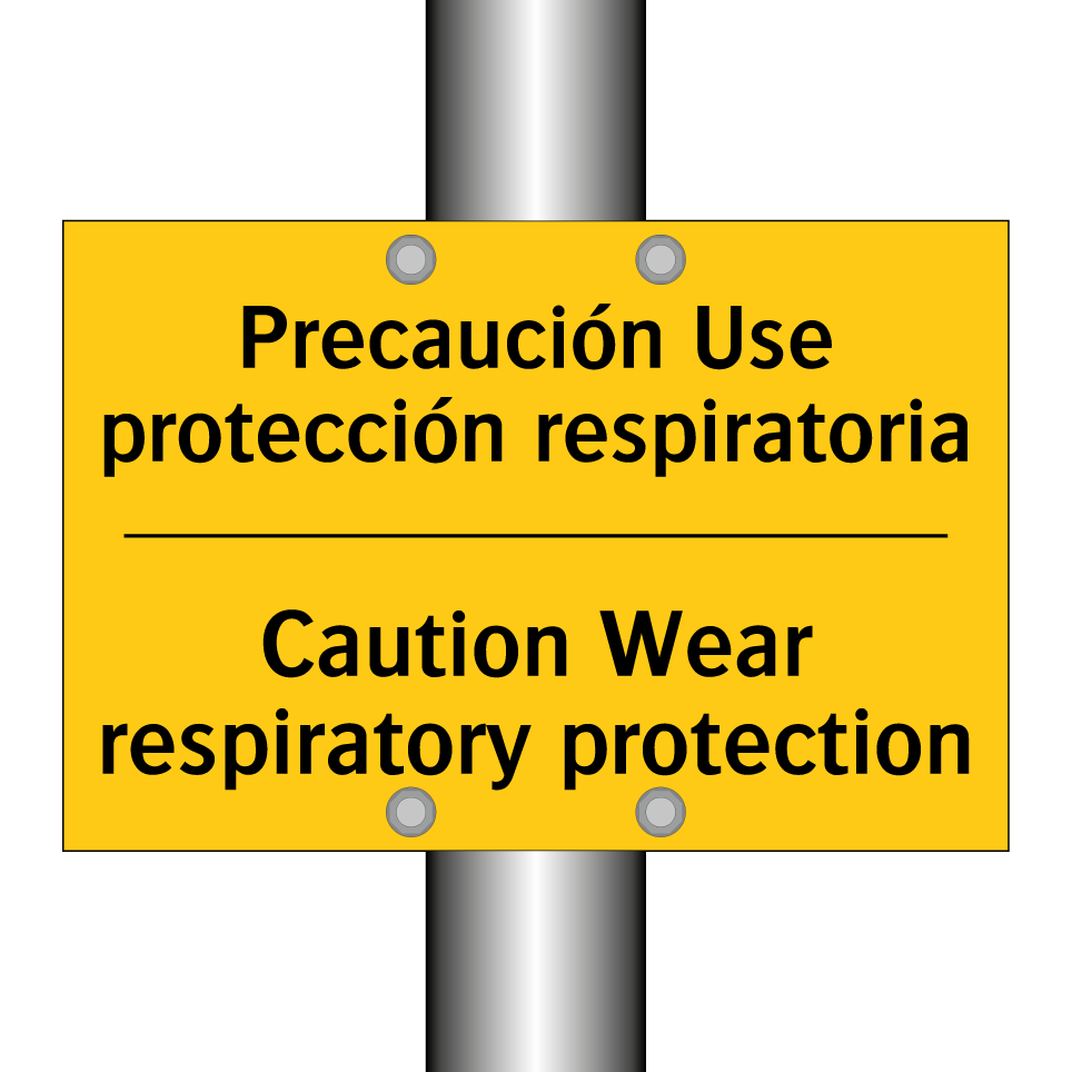 Precaución Use protección respiratoria - Caution Wear respiratory protection