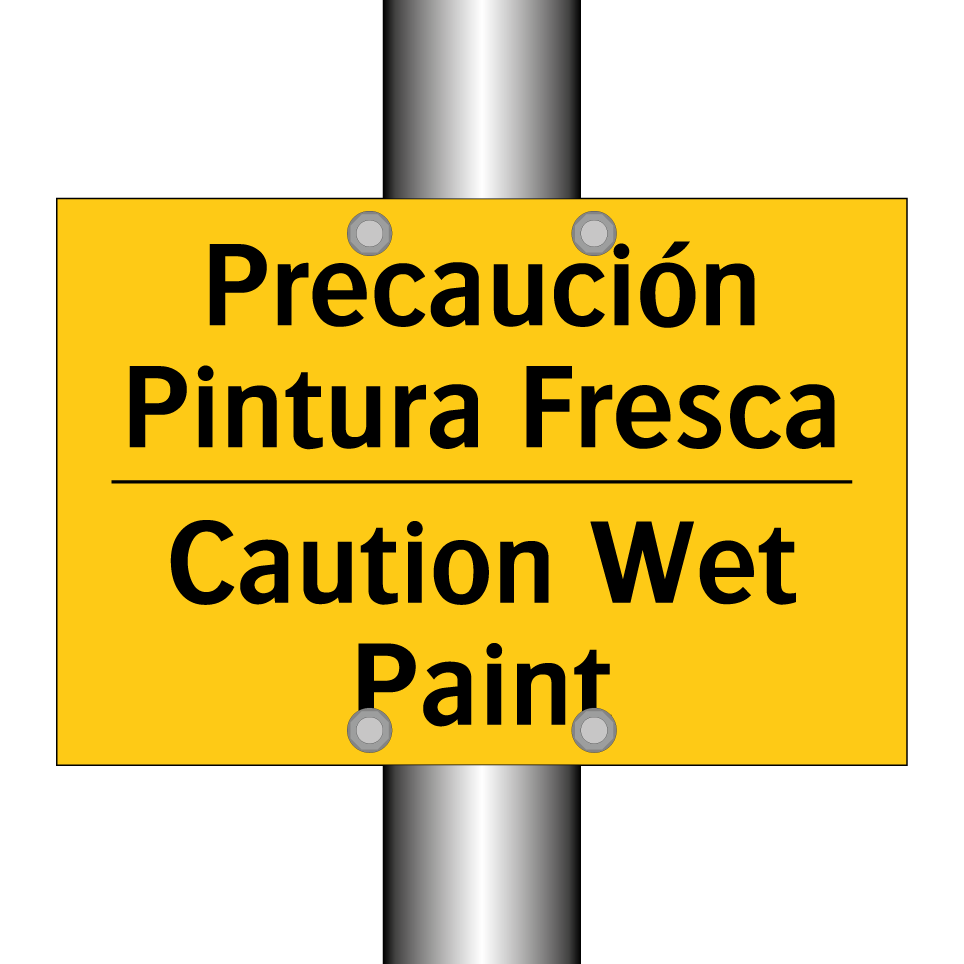Precaución Pintura Fresca - Caution Wet Paint