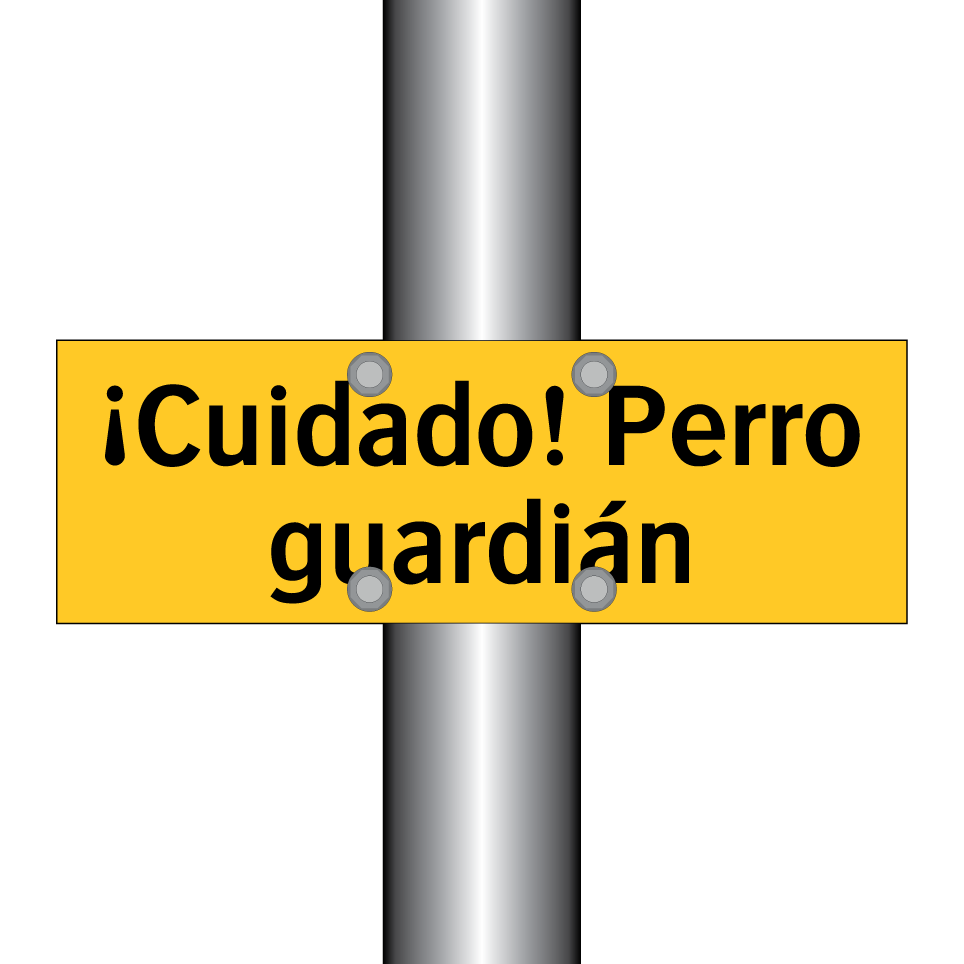 ¡Cuidado! Perro guardián