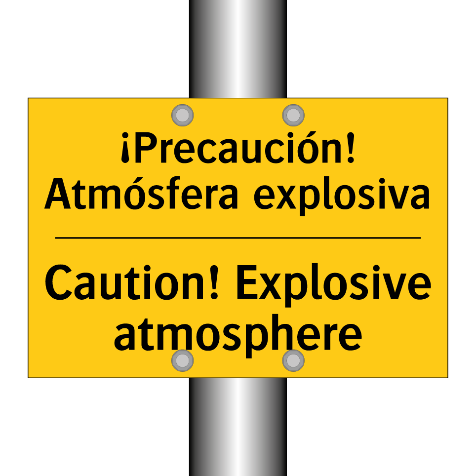 ¡Precaución! Atmósfera explosiva - Caution! Explosive atmosphere