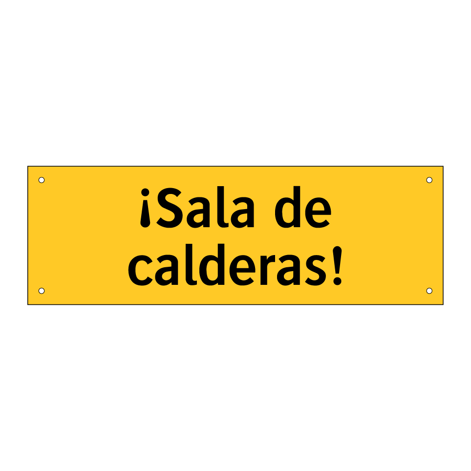 ¡Sala de calderas!