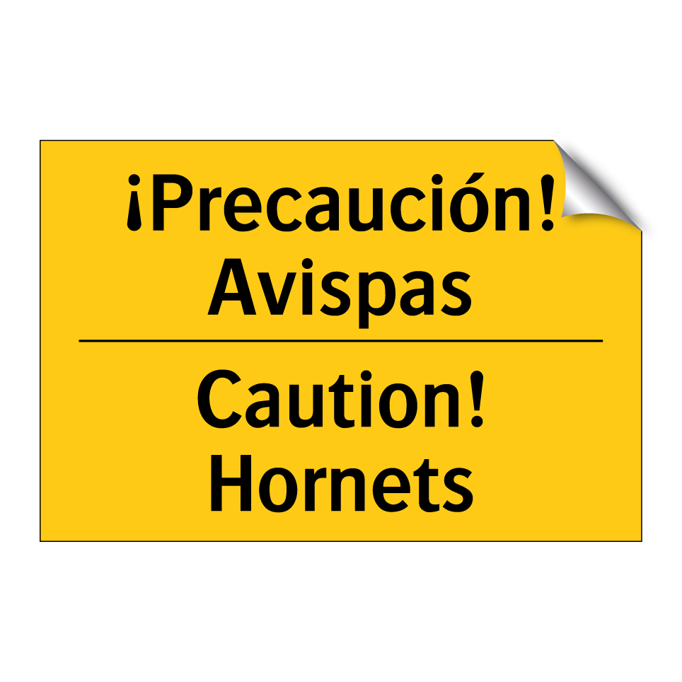 ¡Precaución! Avispas - Caution! Hornets