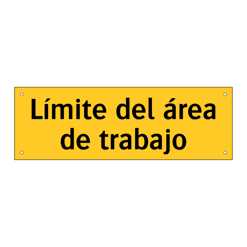 Límite del área de trabajo