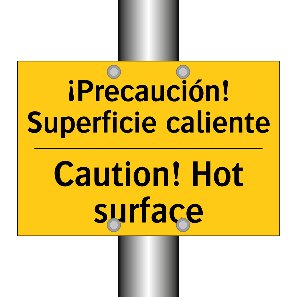 ¡Precaución! Superficie caliente - Caution! Hot surface