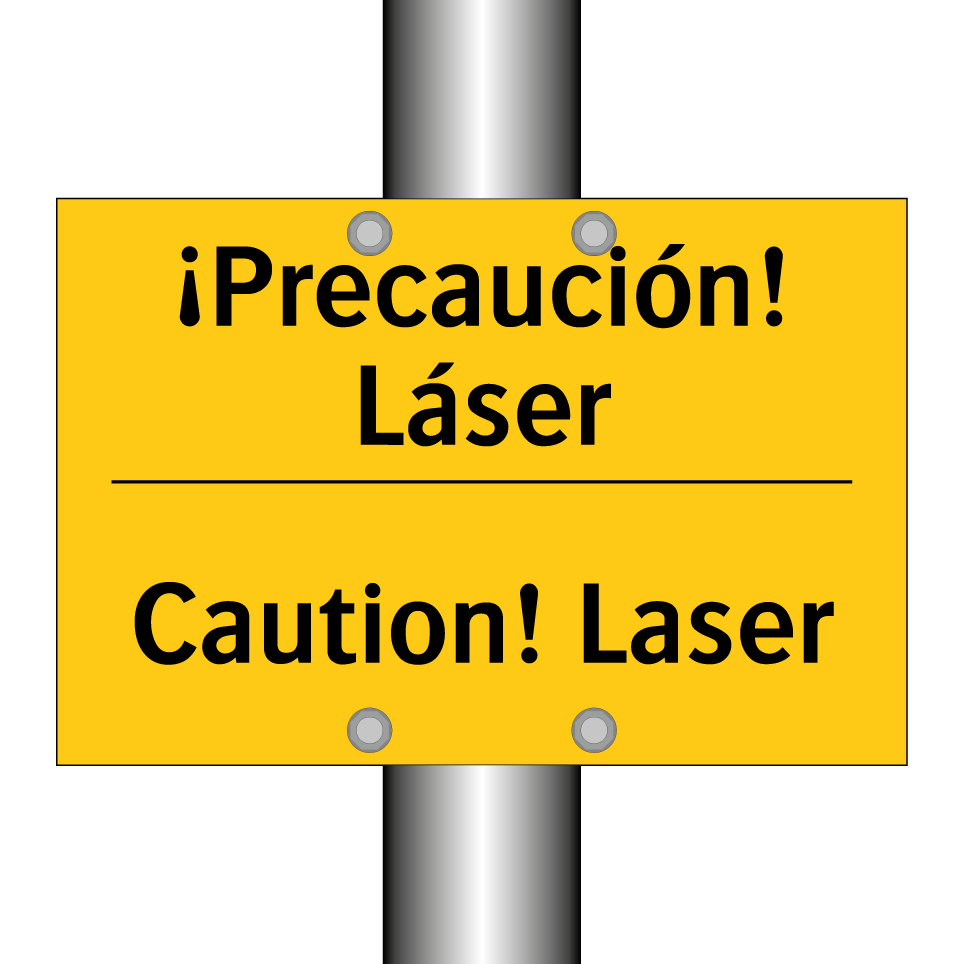 ¡Precaución! Láser - Caution! Laser
