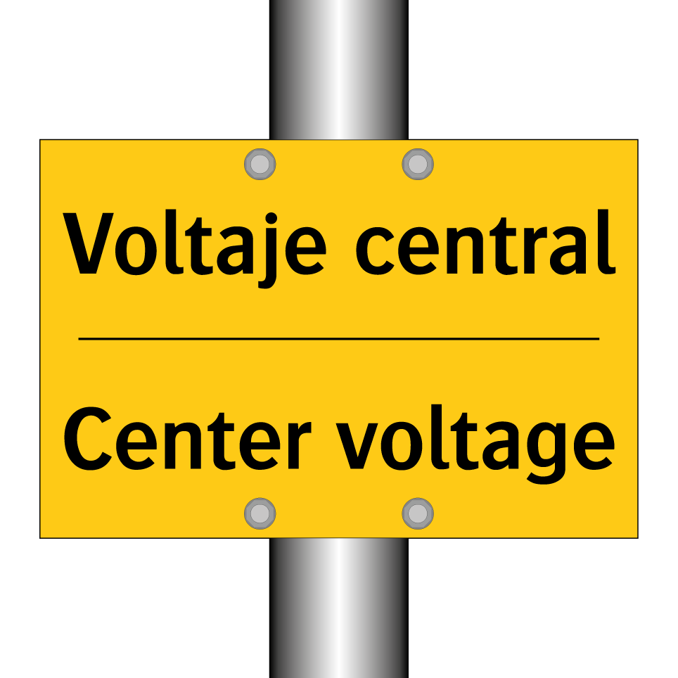 Voltaje central - Center voltage