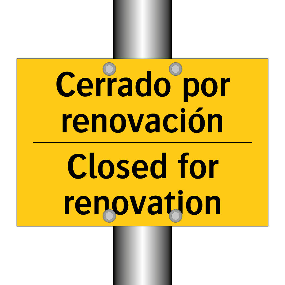 Cerrado por renovación - Closed for renovation