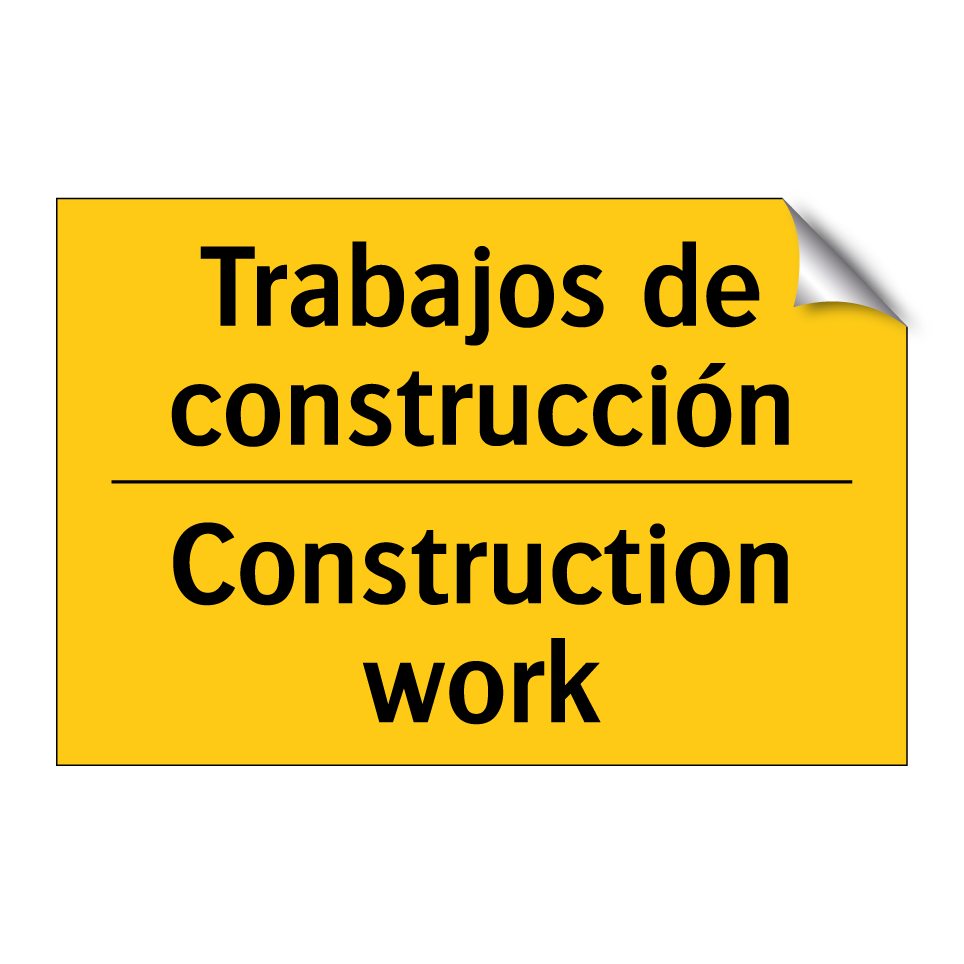 Trabajos de construcción - Construction work