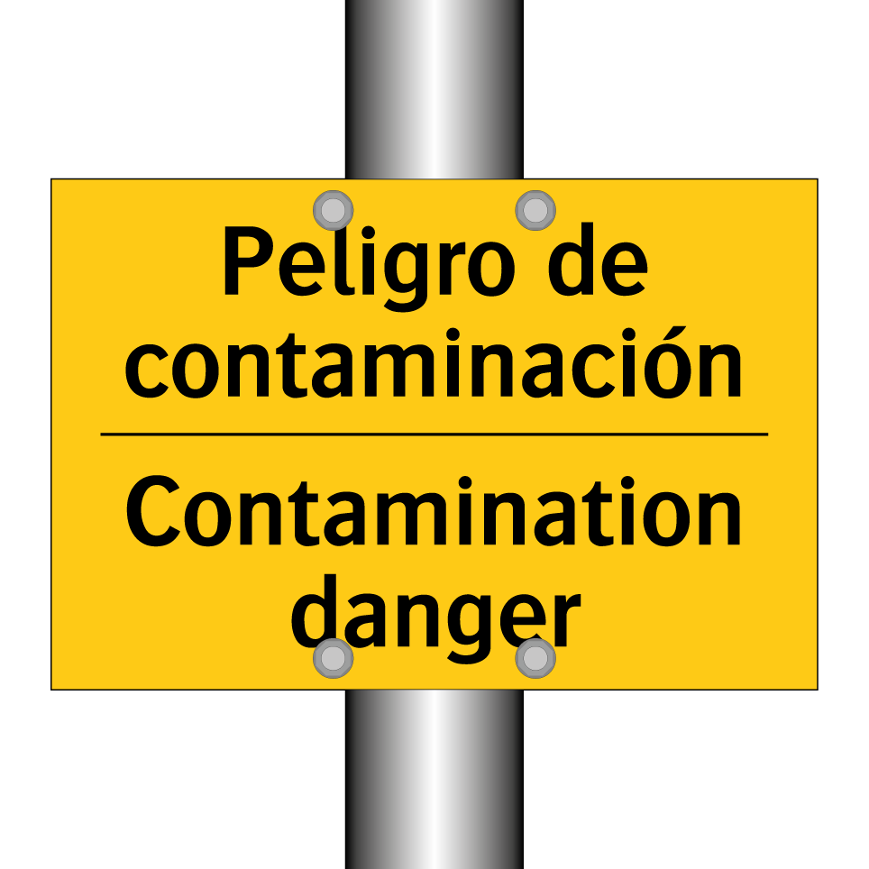 Peligro de contaminación - Contamination danger