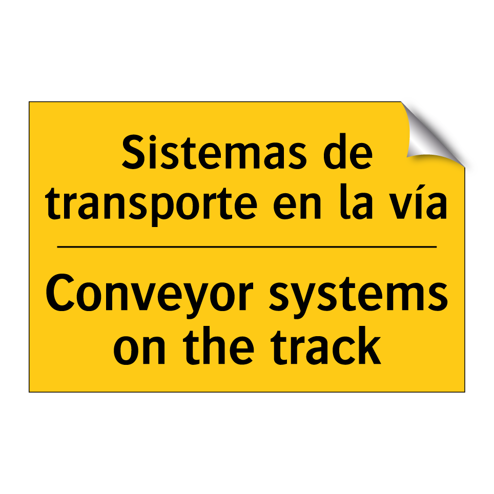Sistemas de transporte en la vía - Conveyor systems on the track