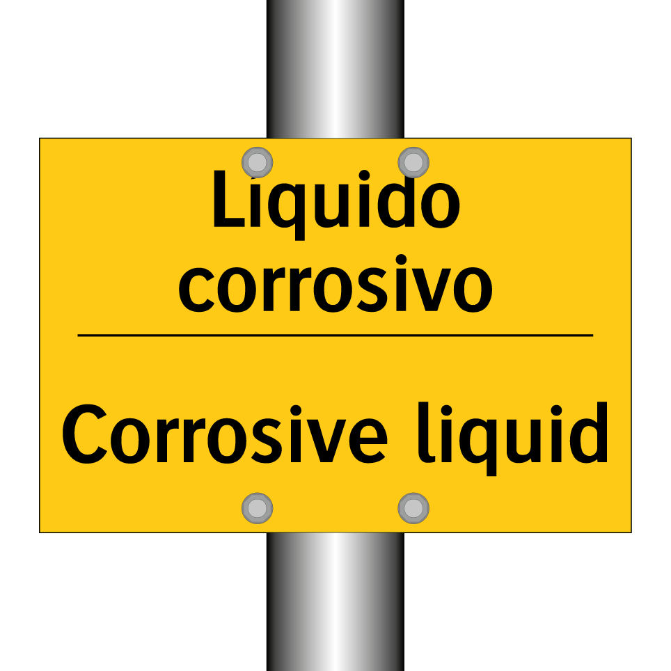 Líquido corrosivo - Corrosive liquid