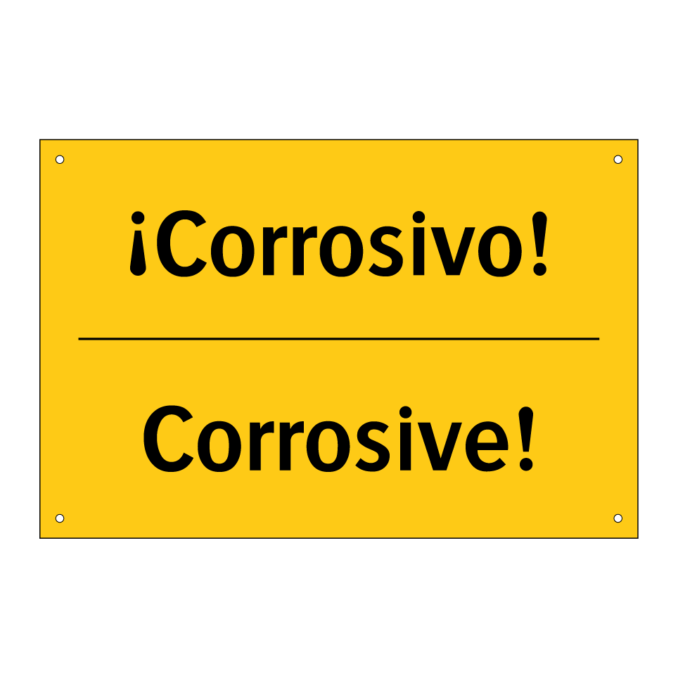 ¡Corrosivo! - Corrosive!