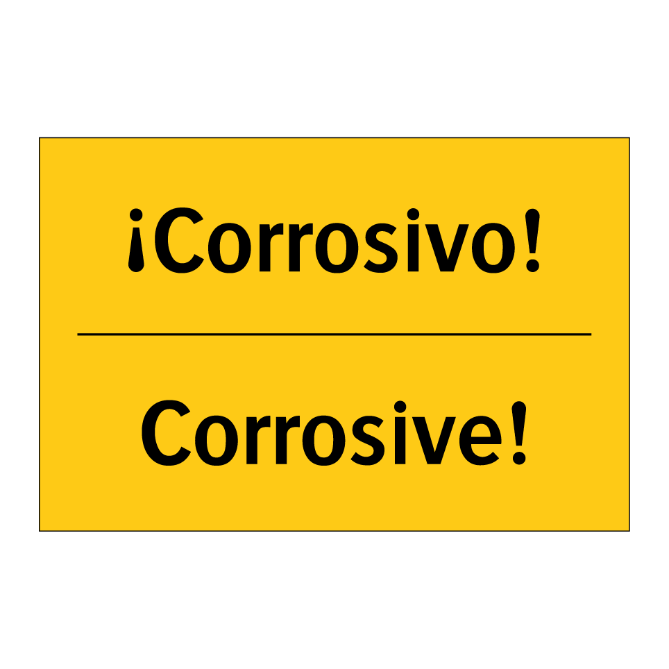 ¡Corrosivo! - Corrosive!