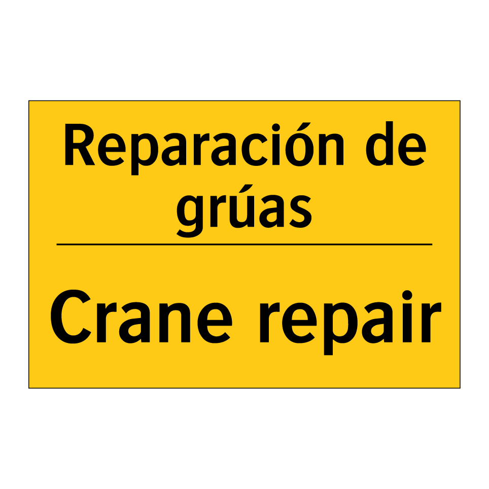 Reparación de grúas - Crane repair