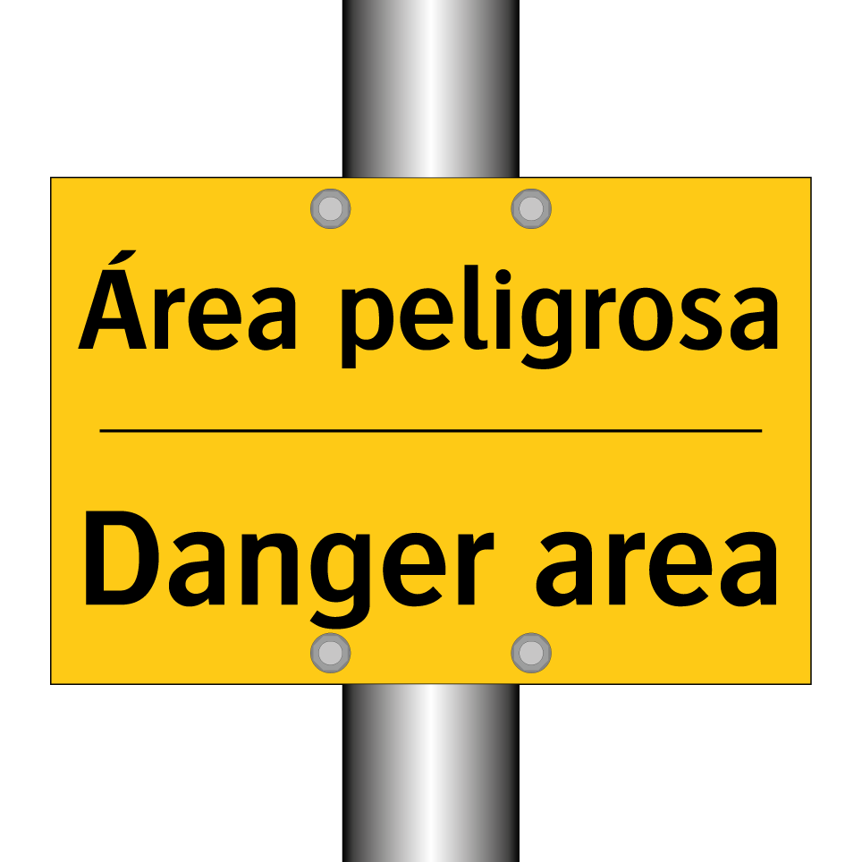 Área peligrosa - Danger area