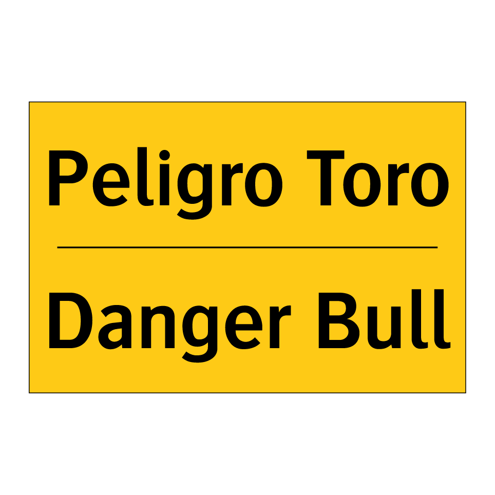 Peligro Toro - Danger Bull