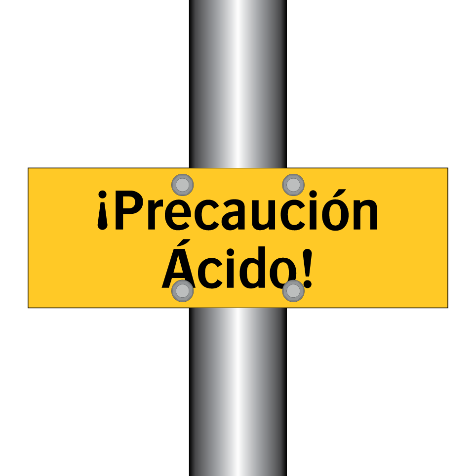 ¡Precaución Ácido!