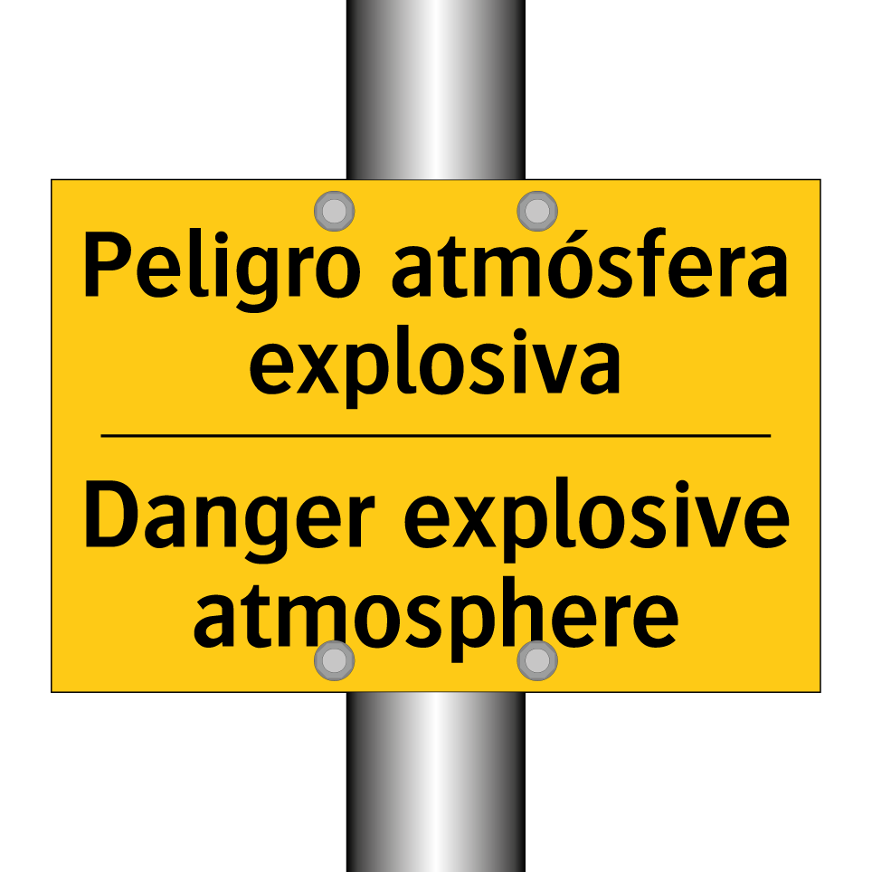 Peligro atmósfera explosiva - Danger explosive atmosphere